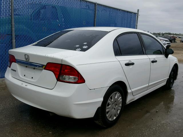 19XFA1F39BE018019 - 2011 HONDA CIVIC VP WHITE photo 4