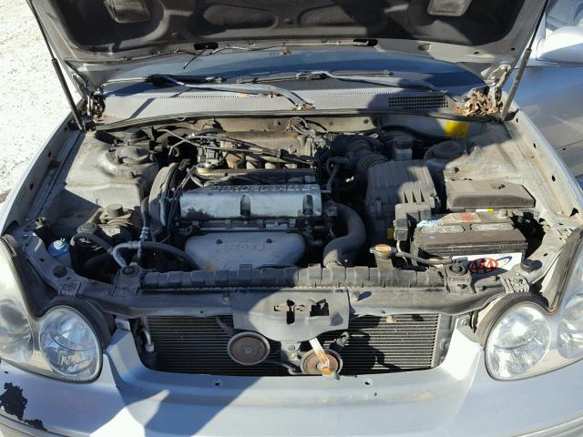 KMHWF25S42A654913 - 2002 HYUNDAI SONATA GL SILVER photo 7