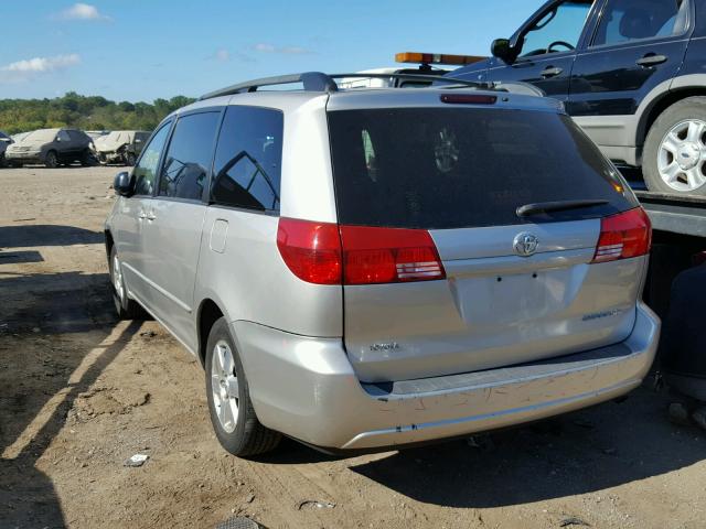 5TDZA23C34S094917 - 2004 TOYOTA SIENNA CE SILVER photo 3