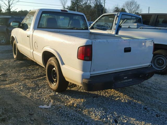 1GCCS14H738288375 - 2003 CHEVROLET S TRUCK S1 WHITE photo 3