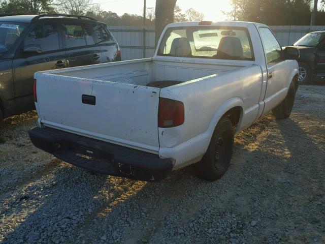 1GCCS14H738288375 - 2003 CHEVROLET S TRUCK S1 WHITE photo 4