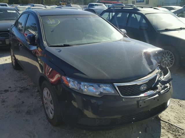 KNAFT4A21C5538350 - 2012 KIA FORTE LX BLACK photo 1