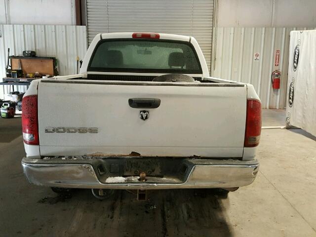 1D7HA16K34J175363 - 2004 DODGE RAM 1500 S WHITE photo 6