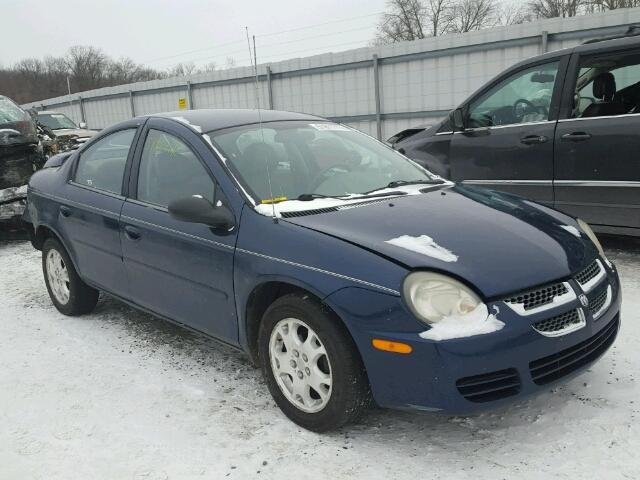 1B3ES56C43D162680 - 2003 DODGE NEON SXT BLUE photo 1