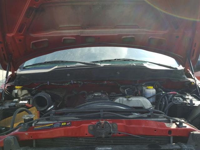 3D7KS28C96G245192 - 2006 DODGE RAM 2500 S წითელი ფოტო 7
