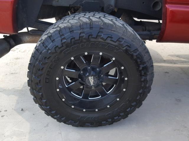 3D7KS28C96G245192 - 2006 DODGE RAM 2500 S წითელი ფოტო 9