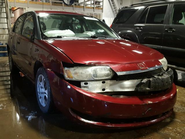 1G8AZ52F93Z158663 - 2003 SATURN ION LEVEL MAROON photo 1