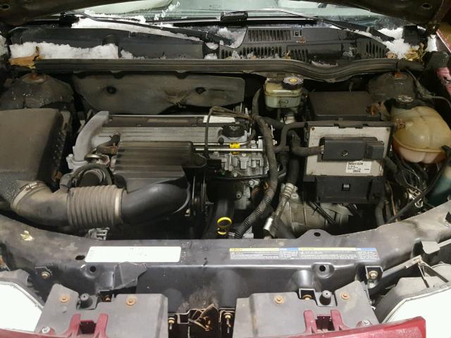 1G8AZ52F93Z158663 - 2003 SATURN ION LEVEL MAROON photo 7