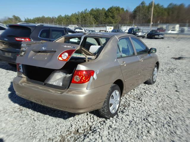 2T1BR32E66C703089 - 2006 TOYOTA COROLLA CE TAN photo 4