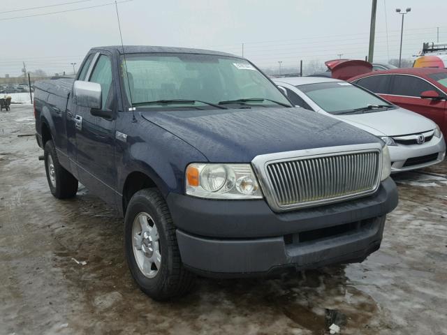 1FTRF12235NC00973 - 2005 FORD F150 BLUE photo 1