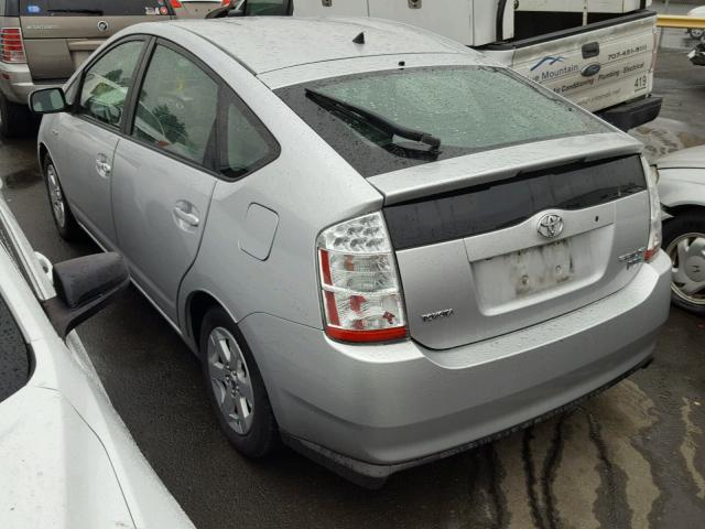 JTDKB20U777589356 - 2007 TOYOTA PRIUS SILVER photo 3