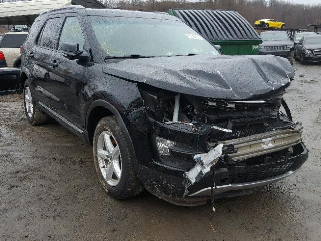 1FM5K8D81GGB19977 - 2016 FORD EXPLORER X BLACK photo 1