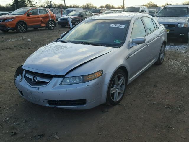 19UUA66235A006128 - 2005 ACURA TL GRAY photo 2