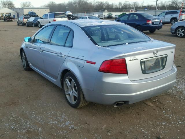 19UUA66235A006128 - 2005 ACURA TL GRAY photo 3