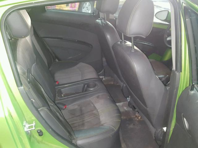 KL8CD6S98FC737575 - 2015 CHEVROLET SPARK 1LT Зеленый фото 6