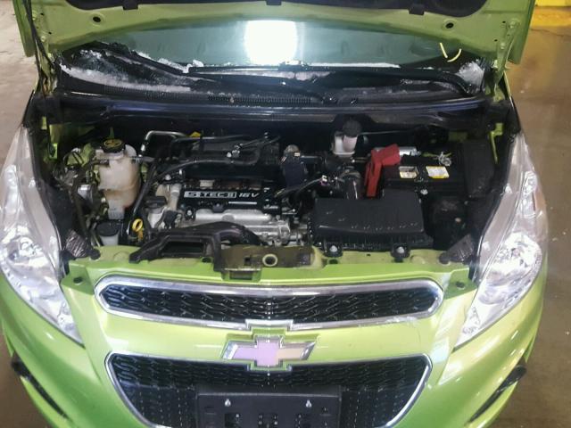 KL8CD6S98FC737575 - 2015 CHEVROLET SPARK 1LT GREEN photo 7