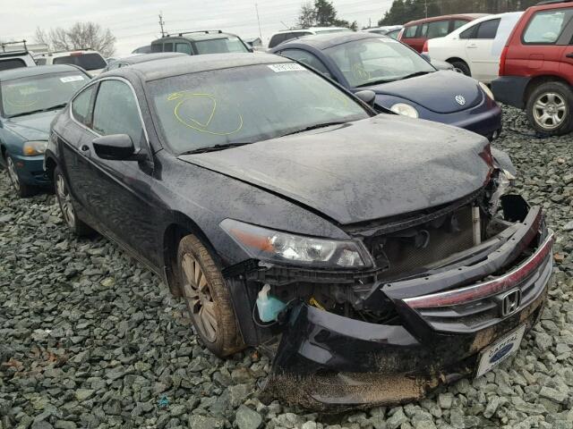 1HGCS1B3XCA011429 - 2012 HONDA ACCORD LX BLACK photo 1