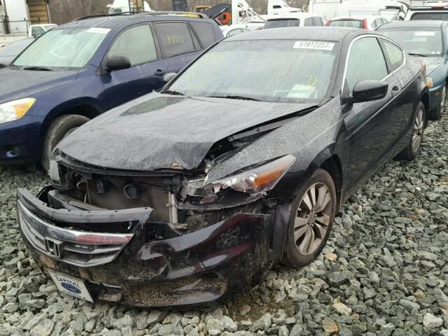 1HGCS1B3XCA011429 - 2012 HONDA ACCORD LX BLACK photo 2