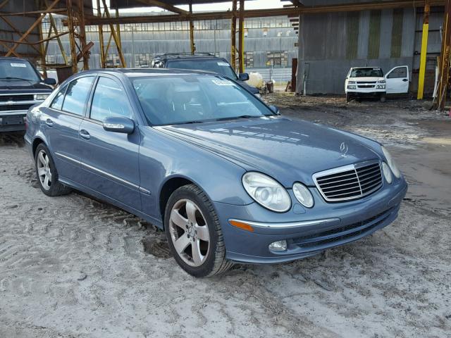 WDBUF65J63A263711 - 2003 MERCEDES-BENZ E320 BLUE photo 1