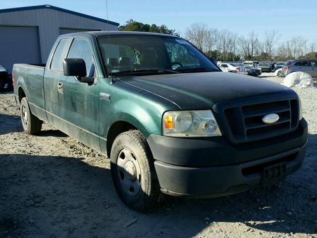 1FTVX12518KB17201 - 2008 FORD F150 GREEN photo 1