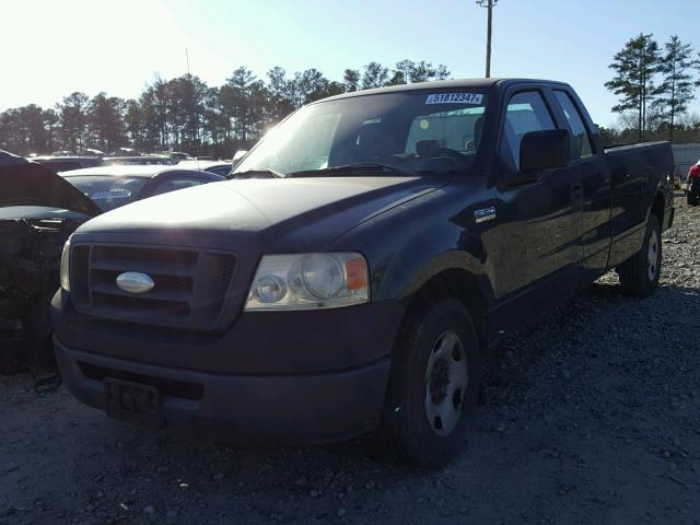 1FTVX12518KB17201 - 2008 FORD F150 GREEN photo 2