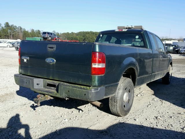 1FTVX12518KB17201 - 2008 FORD F150 GREEN photo 4