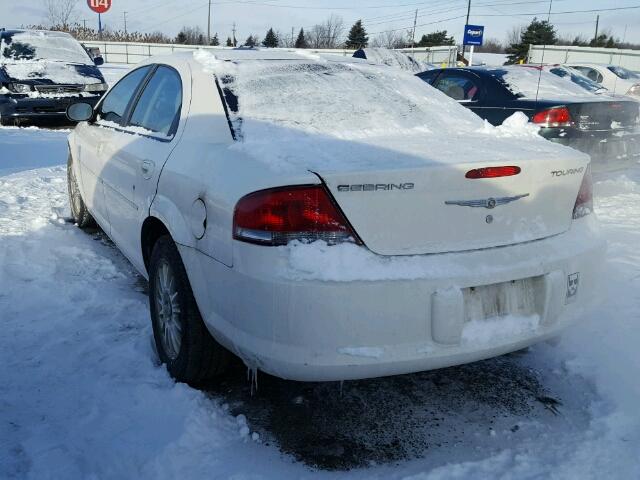 1C3EL56R26N114548 - 2006 CHRYSLER SEBRING TO WHITE photo 3