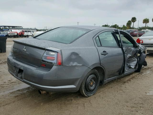 4A3AB36F46E064627 - 2006 MITSUBISHI GALANT ES GRAY photo 4