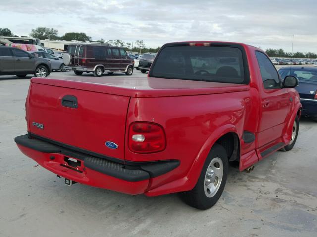 1FTDF0726VKB38113 - 1997 FORD F150 RED photo 4