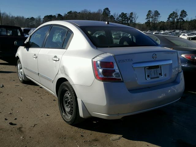 3N1AB6APXAL674418 - 2010 NISSAN SENTRA 2.0 SILVER photo 3