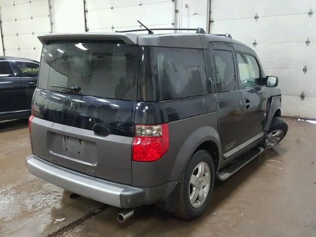 5J6YH18624L007542 - 2004 HONDA ELEMENT EX GRAY photo 4