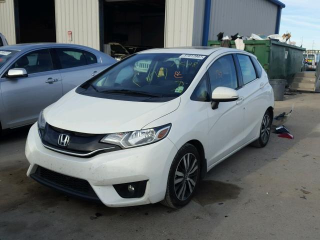 3HGGK5H82FM730547 - 2015 HONDA FIT EX WHITE photo 2