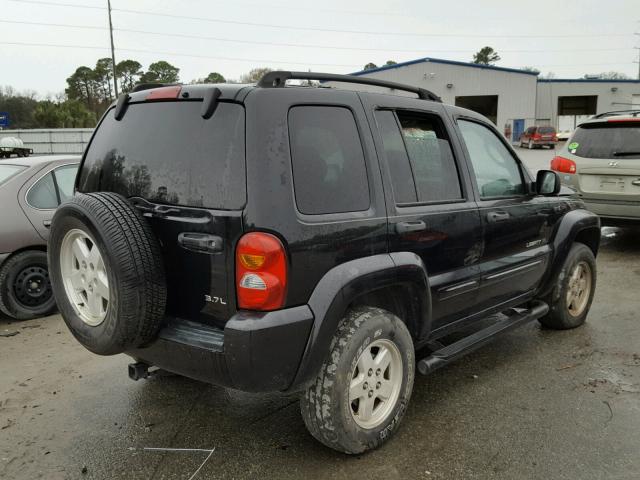 1J4GL58K92W284179 - 2002 JEEP LIBERTY LI BLACK photo 4