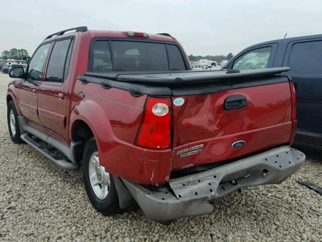 1FMZU77E53UA48009 - 2003 FORD EXPLORER S RED photo 3