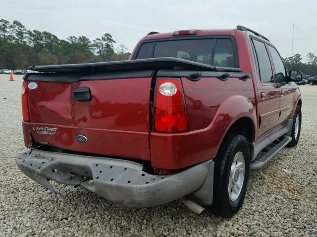 1FMZU77E53UA48009 - 2003 FORD EXPLORER S RED photo 4