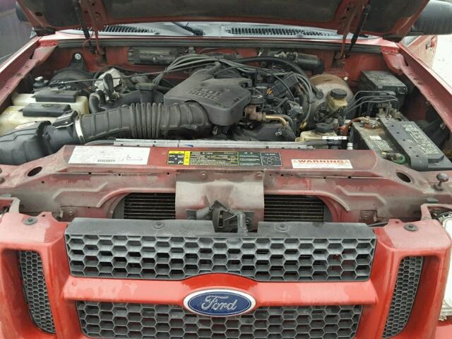 1FMZU77E53UA48009 - 2003 FORD EXPLORER S RED photo 7