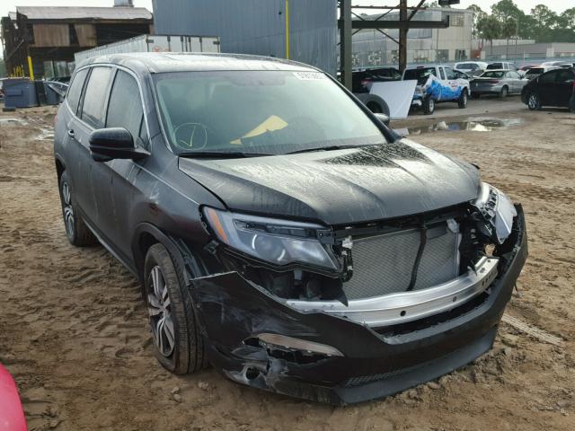 5FNYF5H5XHB012054 - 2017 HONDA PILOT EXL BLACK photo 1