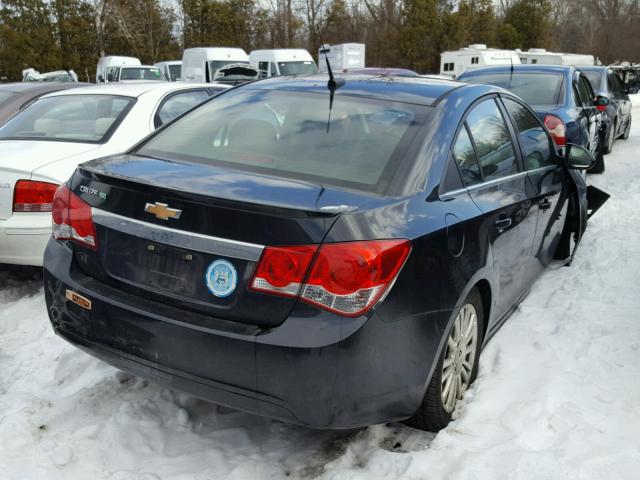 1G1PK5S92B7289144 - 2011 CHEVROLET CRUZE ECO BLACK photo 4