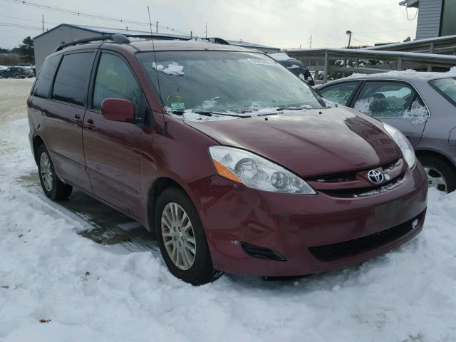 5TDZK22C08S183803 - 2008 TOYOTA SIENNA XLE MAROON photo 1