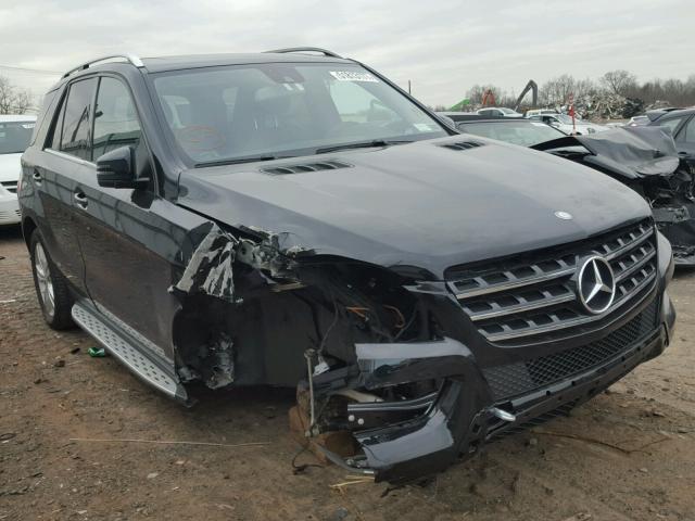 4JGDA5HB9FA551690 - 2015 MERCEDES-BENZ ML 350 4MA BLACK photo 1