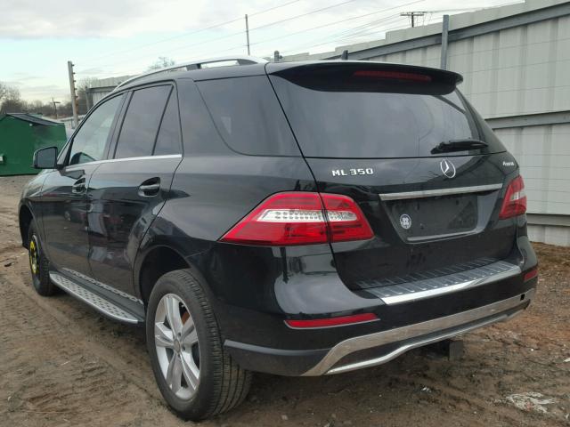 4JGDA5HB9FA551690 - 2015 MERCEDES-BENZ ML 350 4MA BLACK photo 3