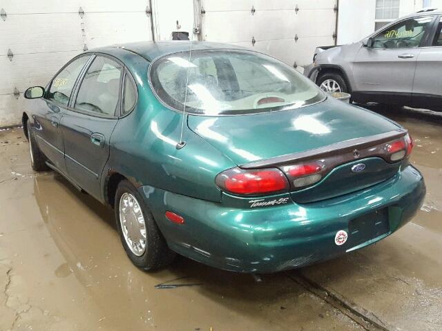 1FAFP53S6XG172637 - 1999 FORD TAURUS SE GREEN photo 3