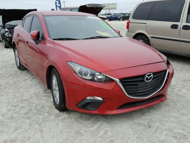 JM1BM1V76E1218048 - 2014 MAZDA 3 TOURING RED photo 1