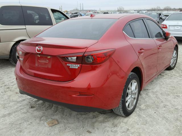 JM1BM1V76E1218048 - 2014 MAZDA 3 TOURING RED photo 4