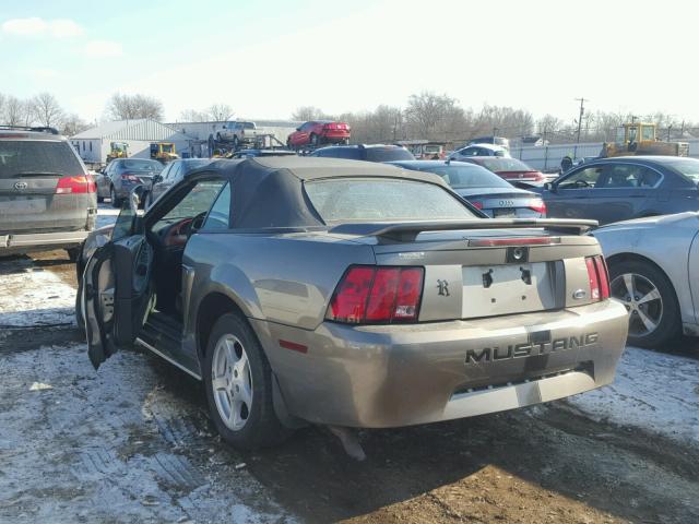 1FAFP44402F165501 - 2002 FORD MUSTANG SILVER photo 3