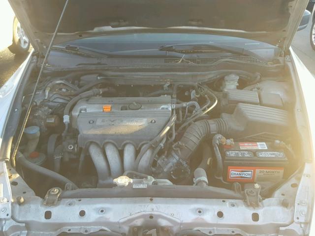 1HGCM72204A025037 - 2004 HONDA ACCORD LX SILVER photo 7