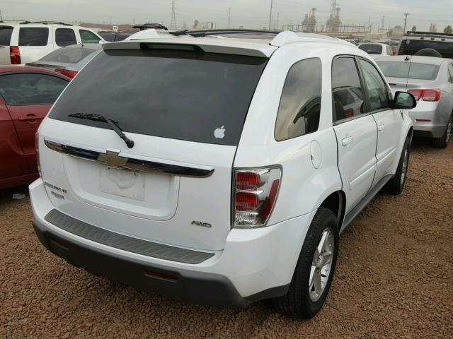 2CNDL73F656065477 - 2005 CHEVROLET EQUINOX LT WHITE photo 4