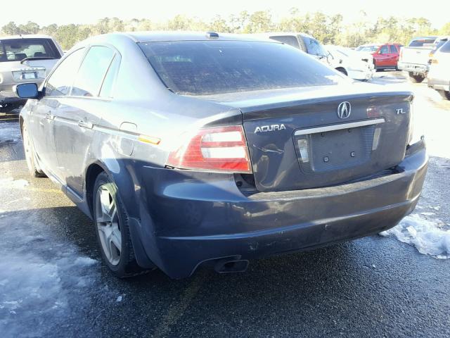 19UUA662X7A004315 - 2007 ACURA TL GRAY photo 3