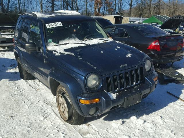 1J4GL58K64W158574 - 2004 JEEP LIBERTY LI BLUE photo 1