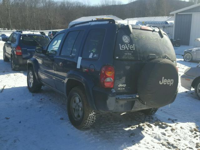 1J4GL58K64W158574 - 2004 JEEP LIBERTY LI BLUE photo 3